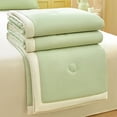 thumbnail image 4 of Btomtd Soft Soy Fiber Cooling Blanket, Breathable Summer Quilt for Bedroom & Dorm, Machine Washable Lightweight Comforter, 39" x 59" (Light Green), 4 of 5