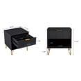 thumbnail image 3 of Manhattan Comfort DUMBO 1.0 Nightstand in Black - Engineered Wood - Set of 2, 3 of 11