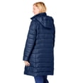 thumbnail image 2 of Woman Within Plus Size Long Packable Puffer Jacket, 2 of 6