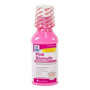 6 Pack Quality Choice Pink Bismuth Stomach Relief Cherry Flavor 8oz Each