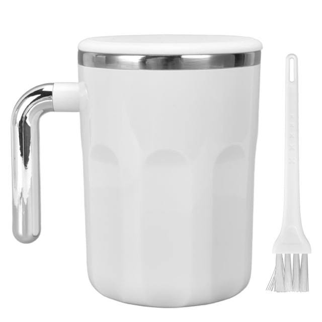 Taza de café con agitación automática de 360 ml con diferencia de temperatura y agitación automática de acero inoxidable con tapa