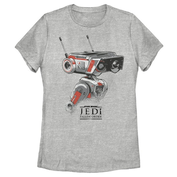 Women's Star Wars Jedi: Fallen Order BD-1 Grunge Graphic Tee Athletic Heather Small