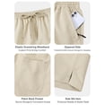 thumbnail image 5 of Men's Athletic Shorts with Zipper Pockets Lightweight Drawstring Stretch for Workout Gym Basketball 30-42, 5 of 7