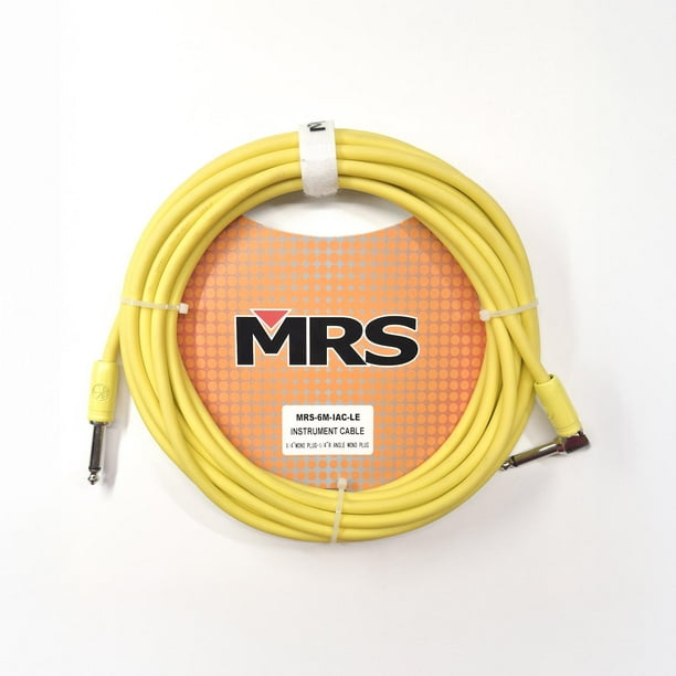MORRISON Cable para Instrumento de 6 metros Color Amarillo MRS-6M-IAC-LE MORRISON