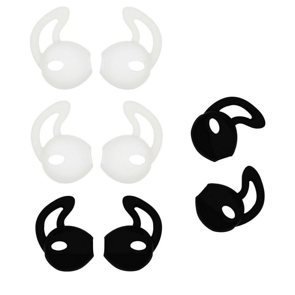 Gel para Auriculares ALXCD Negro Blanco Antideslizante Reemplazo Suave de Silicona para iPhone