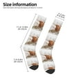thumbnail image 2 of Naloa Yak Thigh High Socks Extra Long Stretchy Sock Women Over Knee High Opaque Stocking Daily Wear, 2 of 6