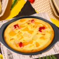 thumbnail image 2 of Baking Steel Pizza Pan for Oven  Bakeware Pizza Pan with Holes   Pizza Pans 14 Inch  Nonstick Pizza Oven Tray  Grill Pizza Plates For Home Restaurant Kitchen Baking, 2 of 3