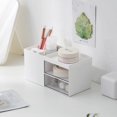 thumbnail image 5 of Office Storage Box With 4 Multi-Functional Compartments Desktop Organizer Multi-Purpose Desktop Pencil Holder Office Supplies Organizer, 5 of 5