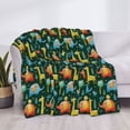 thumbnail image 3 of Yiaed Colorful Elephants Print Blanket Throw Blanket Soft Cozy Flannel Blanket for Home Bed Sofa Couch Chair-40"x30", 3 of 6