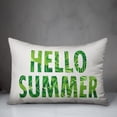 thumbnail image 3 of Creative Products Hello Summer 14x20 Indoor / Outdoor Pillow, 3 of 3