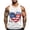 White 6, variant on Cmfcve Men's Summer Plus Size Tank Tops Printing Pullover Gym Vests Sleeveless Round Neck Patriotic Waistcoat