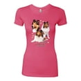 thumbnail image 2 of If It's Not a Collie It's Just a Dog Gift | Womens Dog Lover Slim Fit Junior Tee, Hot Pink, Large, 2 of 4