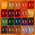 thumbnail image 4 of MEFA Juego de esmaltes de uñas de gel de otoño, 23 piezas, 20 colores otoño Halloween marrón burdeos naranja purpurina verde oscuro azul kit de uñas con capa base superior brillante y mate, manicura D, 4 of 4