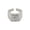 Silver, variant on Korean S925 Silver Creative Lava Geometric Irregular Ring
