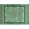 thumbnail image 1 of Ahgly Company Indoor Rectangle Abstract Light Blue Modern Area Rugs, 7' x 9', 1 of 4