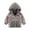 Gray, variant on KYAIGUO Toddler Baby Unisex Polar Fleece Jacket with Hoodie Autumn Winter Long Sleeve Thick Warm Outerwear for 9 Months-7 Years Old