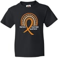 thumbnail image 3 of Inktastic Multiple Sclerosis Awareness Orange Ribbon Rainbow Youth T-Shirt, 3 of 5