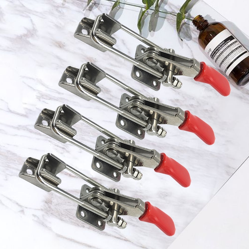 2 Count Vertical Toggle Clamp Cabinet Locks Baby Proofing Door Latch Tool Latches
