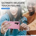 thumbnail image 5 of Compatible with Samsung Galaxy S25+ Case, Hybrid Heavy Duty Military Grade Full-Body Drop Shockproof Heavy Duty Dustproof 3-Layers Rugged Anti-Scratch Cover Wireless Charging, Pink, 5 of 7