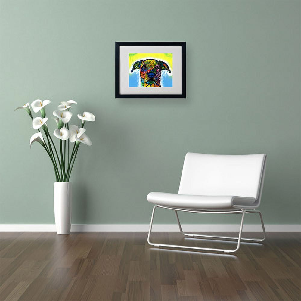 Trademark Fine Art "Fiesta" Canvas Art by Dean Russo, Black Frame