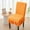 Orange, variant on sruoe Chair Covers for Dining Room, Chair Seat Protector, Modern Washable Elastic Spandex Chair Slip Covers, Chair Protector Cover Seat for Home Party Hotel