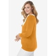 thumbnail image 5 of Jessica London Women's Plus Size Tie-Neck Sweater, 5 of 6
