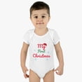 thumbnail image 3 of My First Christmas Infant Baby Rib Bodysuit for Christmas and Holidays, 3 of 4