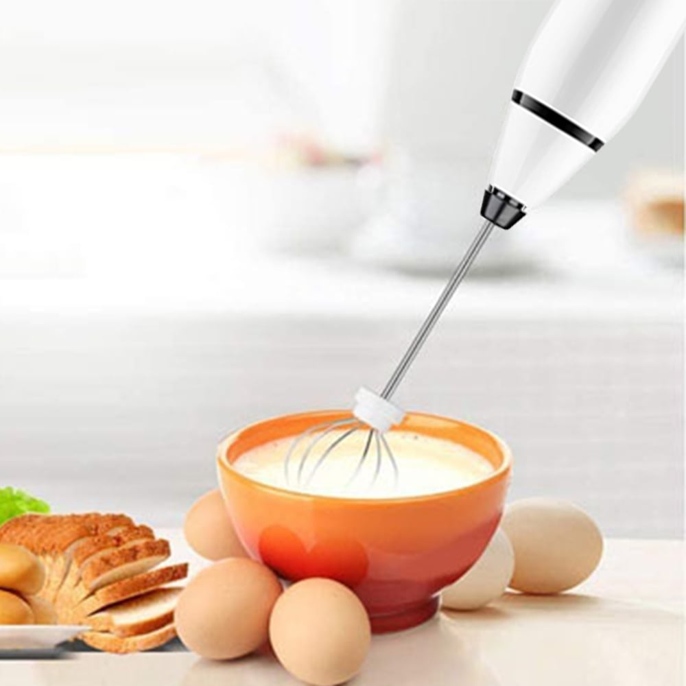 Mélangeur De Cuisine Portable Mousseur à Lait Rechargeable LULULUWA - USB-C 500mAh - Pour Café Latte, Cappuccino - 15,000 Tr/min - Noir Fouet à Lait Portable