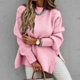 thumbnail image 1 of IMENGL Semi turtleneck loose solid, Pink XL, Size M-3XL, 1 of 1