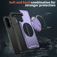 thumbnail image 5 of Allytechgroup Anti-Scratch Hard Shell Back Cover Cell Phone Case for Samsung Galaxy S24, Purple, 5 of 6