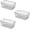 Black,3pack, variant on 16inch Freezer Wire Storage Organizer Baskets, Household Refrigerator Bin with Built-in Handles for Cabinet, Pantry, Closet