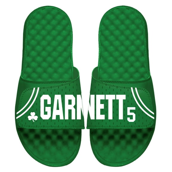 Unisex ISlide Kevin Garnett Kelly Green Boston Celtics Retired Player Jersey Slide Sandals