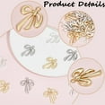 thumbnail image 6 of 1 Box 30Pcs 3 Colors Bowknot Charms Pendant Charm Alloy Vintage Platinum Gold Tie Knot Pendants Charms for Jewelry Making Charms Bracelet Necklace Keychain Supplies DIY Craft Decorations, 6 of 6