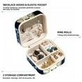 thumbnail image 2 of Deer Travel Portable Square Jewelry Box Organizing Rings Earrings Necklaces Bracelets for Girls Women, 2 of 6