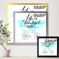 thumbnail image 4 of Designart 'Life Is A Beautiful Ride With Bicycle' Traditional Framed Art Print, 4 of 4