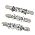 thumbnail image 4 of Broche, 3 piezas hueco brillante floral blusa clip suéter clip máxima confiabilidad Jadeshay A, 4 of 8