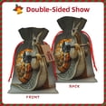 thumbnail image 2 of Naloa Surreal Weightlifting Snail Drawstring Christmas Bags, 3D Xmas Gift Bags, Christmas Wrapping Bags, Xmas Goodie Bags, Treat Pouch Bags, Party Favor Bags-Medium, 2 of 9