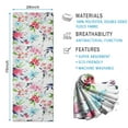 thumbnail image 2 of Pioneer Flower Floral Print Pattern Hot Yoga Mat Towel Non Slip for Hot Yoga - Quick-Drying Yoga Mat Cover with 4 Corner Pockets with Travel Bag - Hot Yoga Towel Non Slip 74"x26", 2 of 6