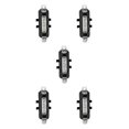 thumbnail image 3 of relayinert USB Bike Tail Light Bicycle Safety Cycling Reminding Rear Lamp Waterproof Taillight Wide Range Accessories Gear White 5Set, 3 of 6