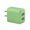 Green, variant on USB Wall Charger, 2A/5V Dual Port USB Cube Power Adapter Charger Plug Block Charging Box Brick for Samsung, LG, HTC, Moto, Android, iPhones, Red