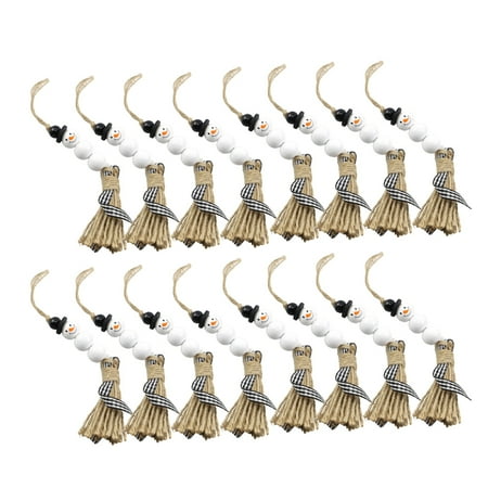 

ADVEN Tassel Pendant Themed DIY Accessories String Decor Exquisite Supplies Lightweight Snowman Beads Room Beach Craft Garland