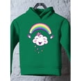 thumbnail image 3 of Cloud And A Rainbow Hoodie Toddler -Image by Shutterstock,  5 Toddler, 3 of 4