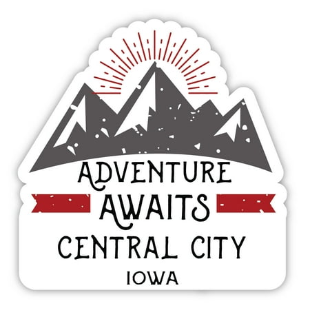 

Central City Iowa Souvenir 4-Inch Magnet Adventure Awaits Design