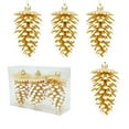 thumbnail image 2 of Juego de 3 adornos navideños de piña y fruta | Adornos de plástico para árbol de Navidad | Decoración colgante para el hogar en temporada navideña, 2 of 5