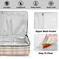 thumbnail image 4 of Iauyy Casserole Carrier for Hot Food Insulated Casserole Travel Carry Bag with Lid Food Warmer Bag for Party/Picnic,Orange Line, 4 of 7