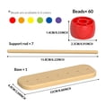 thumbnail image 2 of WUSUOWEI 1PC Color Stack Game with Racks and Rings,Color Challenge Game,Fast Color Stacking Puzzle Game,Family Board Game,Quick Thinking Stacking Challenge,Training Fun for Interactive Play, 2 of 8