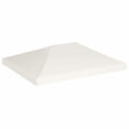 thumbnail image 2 of Funda superior para gazebo exterior VidaXL de 13,1 x 9,8 pies, blanca crema, tela de poliéster resistente a la intemperie con revestimiento de PVC, adecuada para protegerse del sol o la lluvia ligera, 2 of 7