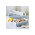 thumbnail image 3 of Martha Stewart 3-Piece Stoneware Baker Set - Blue/White Ceramic, 3 of 4