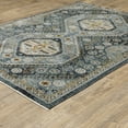 thumbnail image 3 of Oriental Weavers Aberdeen Area Rug - 7150B - 9'10" x 12'10" - in Blue/ Gold - Vintage Inspired, Stain Resistant, Family and Pet Friendly , Family, Dining, Living Room Rug, 3 of 4