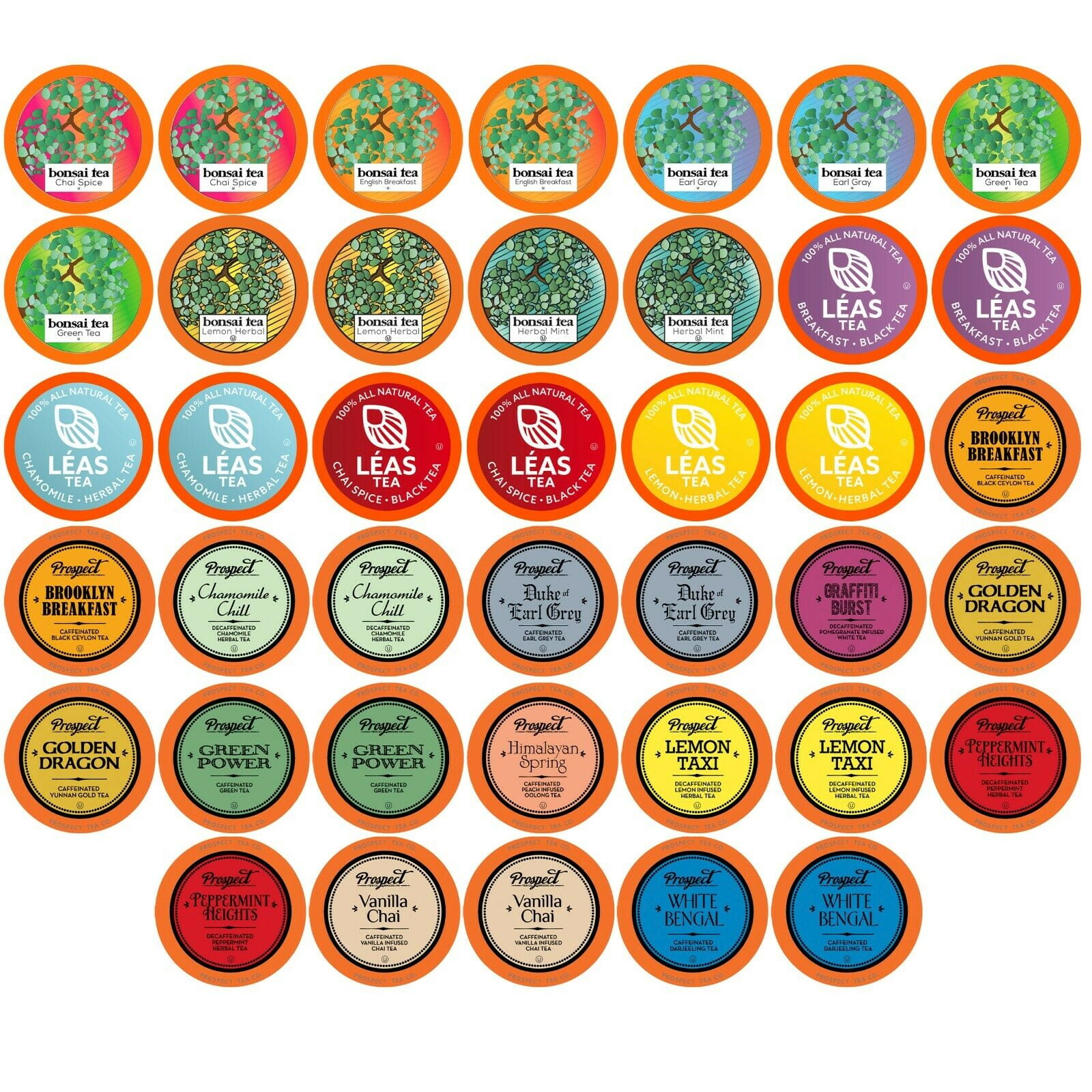 flavored tea k cups